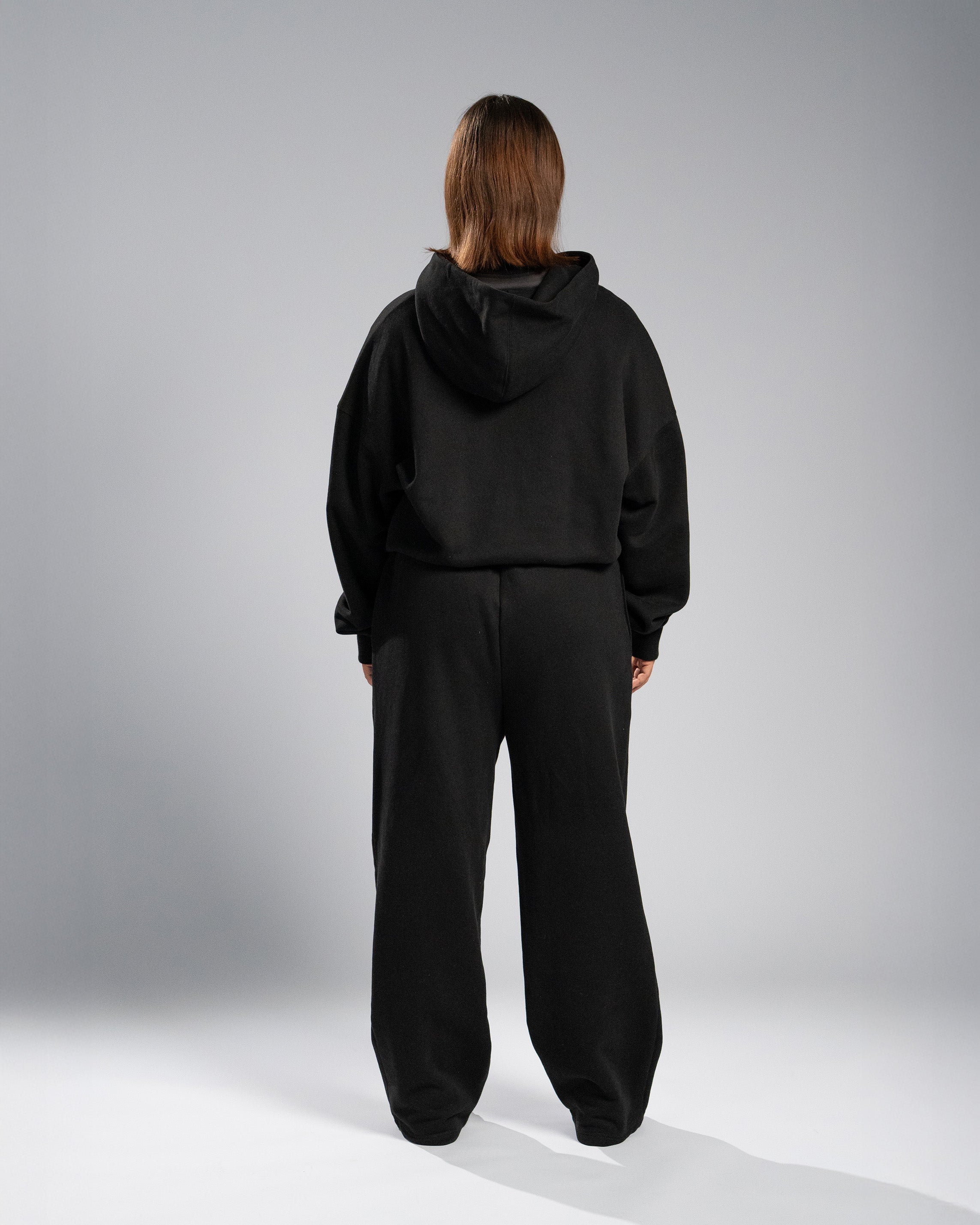 Essentials Zip Hoodie — Black