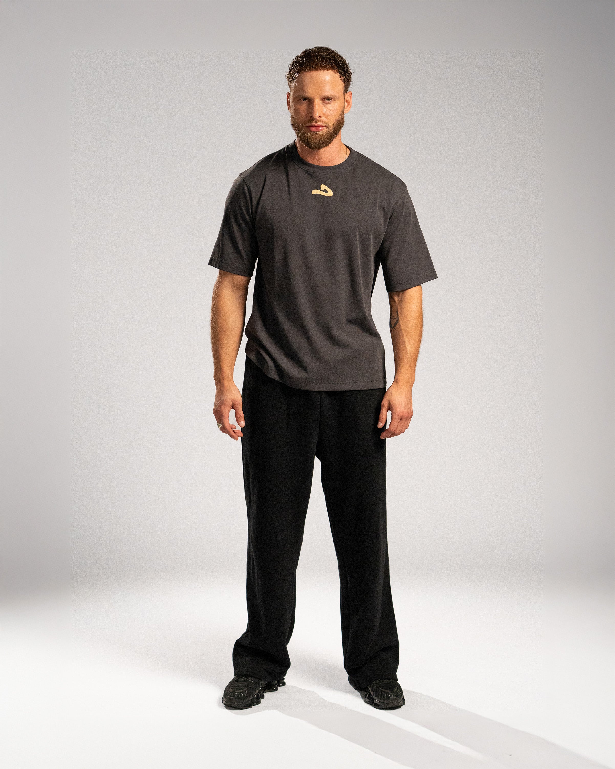 CCF T-Shirt — Grey / Beige