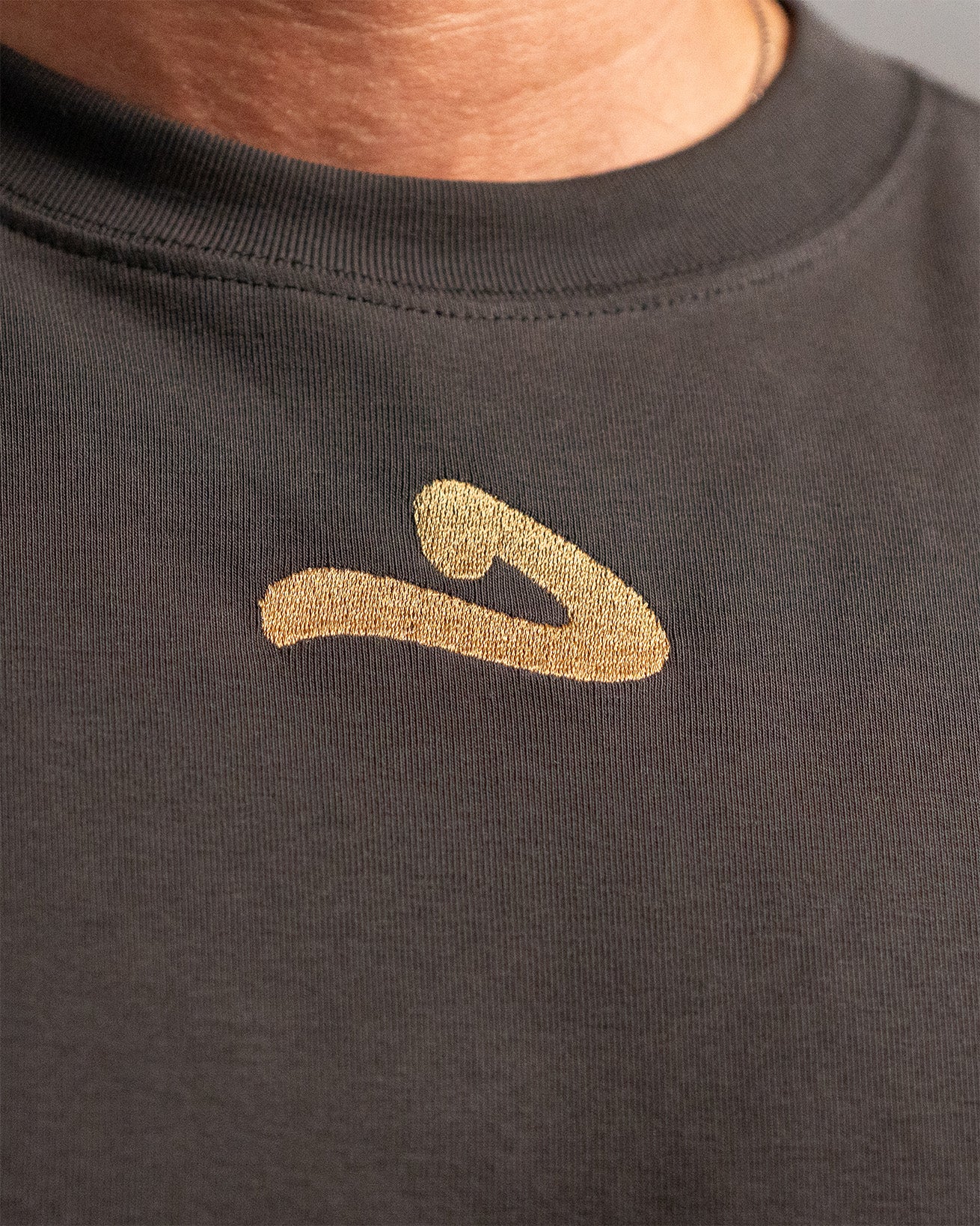 CCF T-Shirt — Grey / Beige