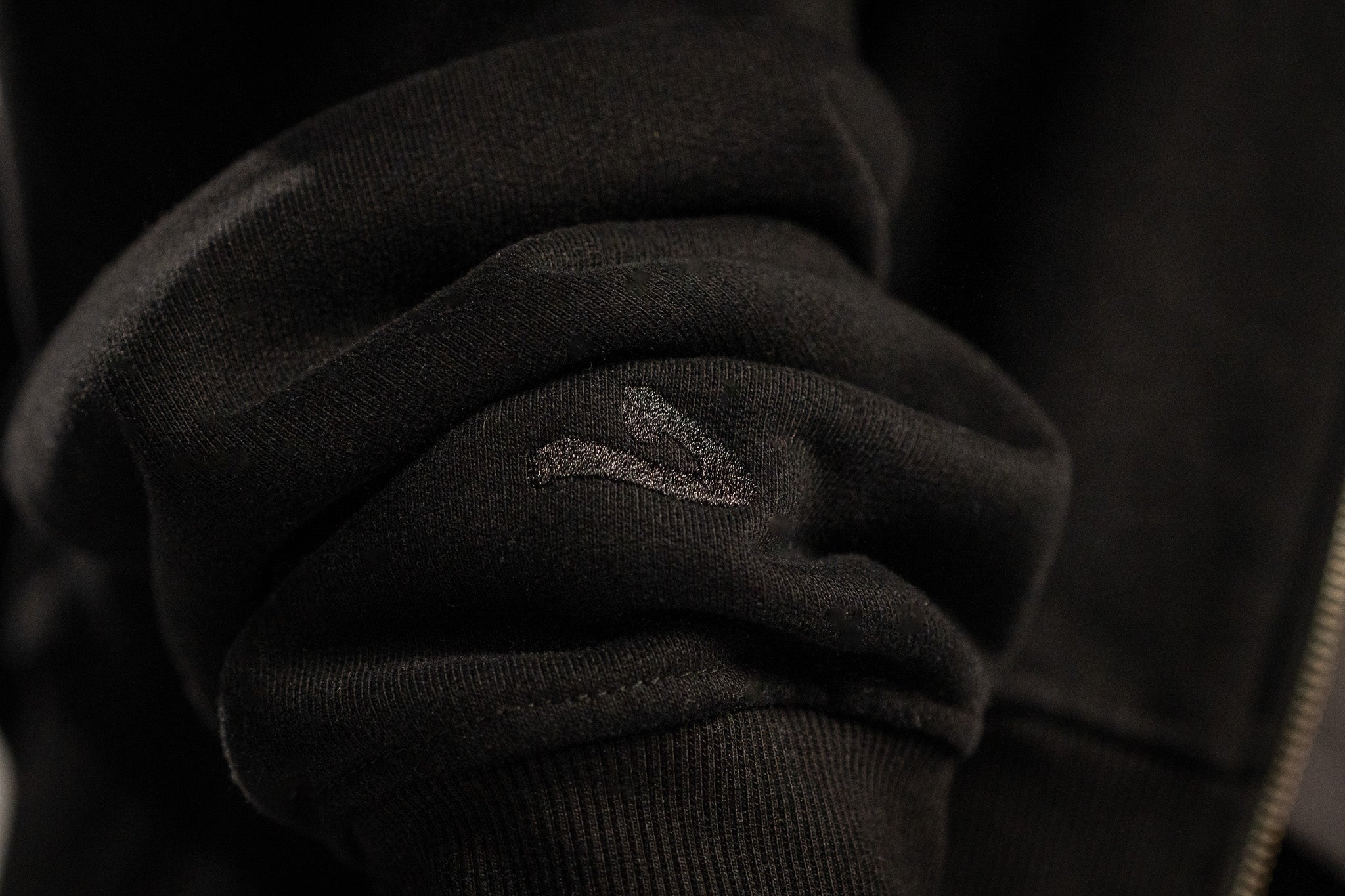 Essentials Zip Hoodie — Black